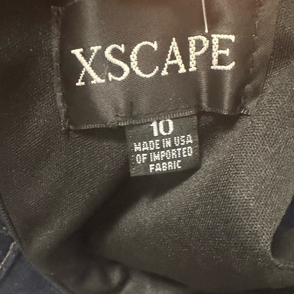 Xcape Elegant Black and White Floral Maxi Ball Gown Mermaid Women's Dress - Picture 8 of 11